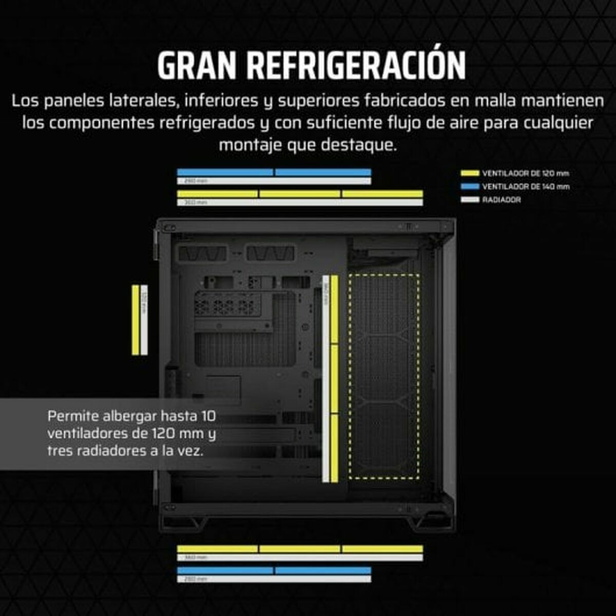 Caja Semitorre ATX Corsair 6500X Negro