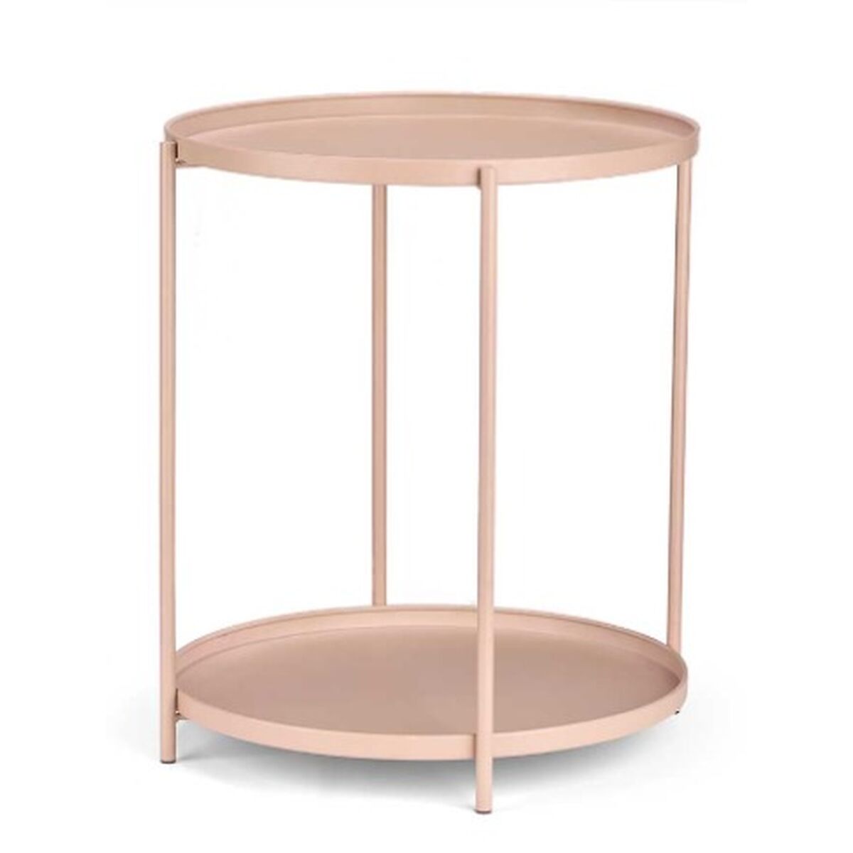 Mesa auxiliar Gift Decor Marrón 47,5 x 47,5 x 53 cm