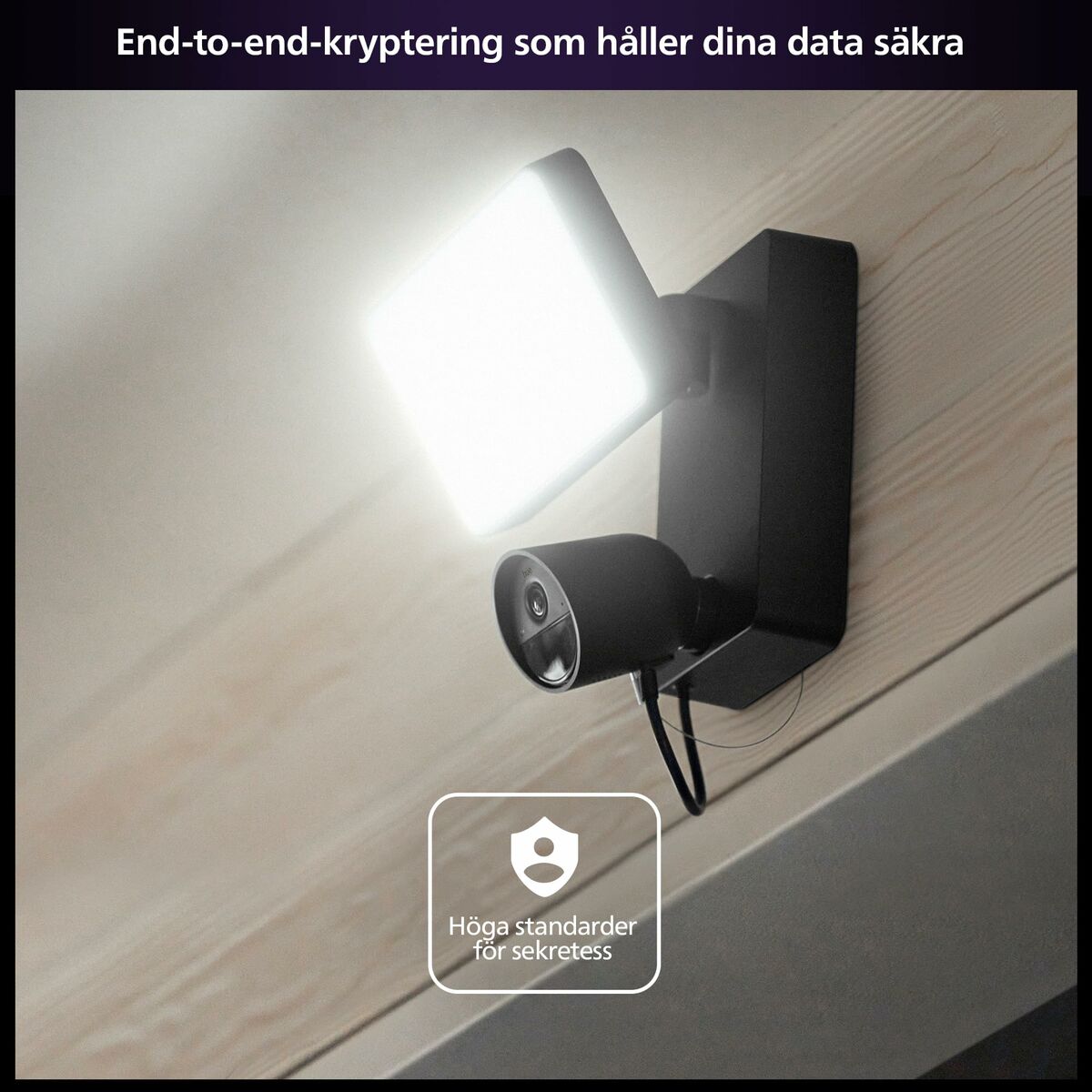 Cámara de vigilancia simulada Philips Hue Secure Flood Light