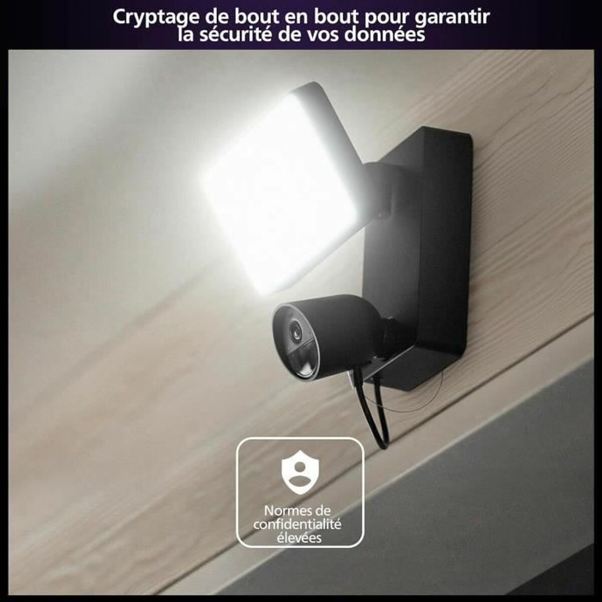 Cámara de vigilancia simulada Philips Hue Secure Flood Light