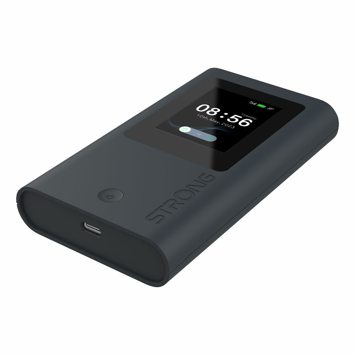 Router STRONG 5GMIFIAX1800 Negro USB USB-C 3.2 Gen 1 (3.1 Gen 1) Wi-Fi