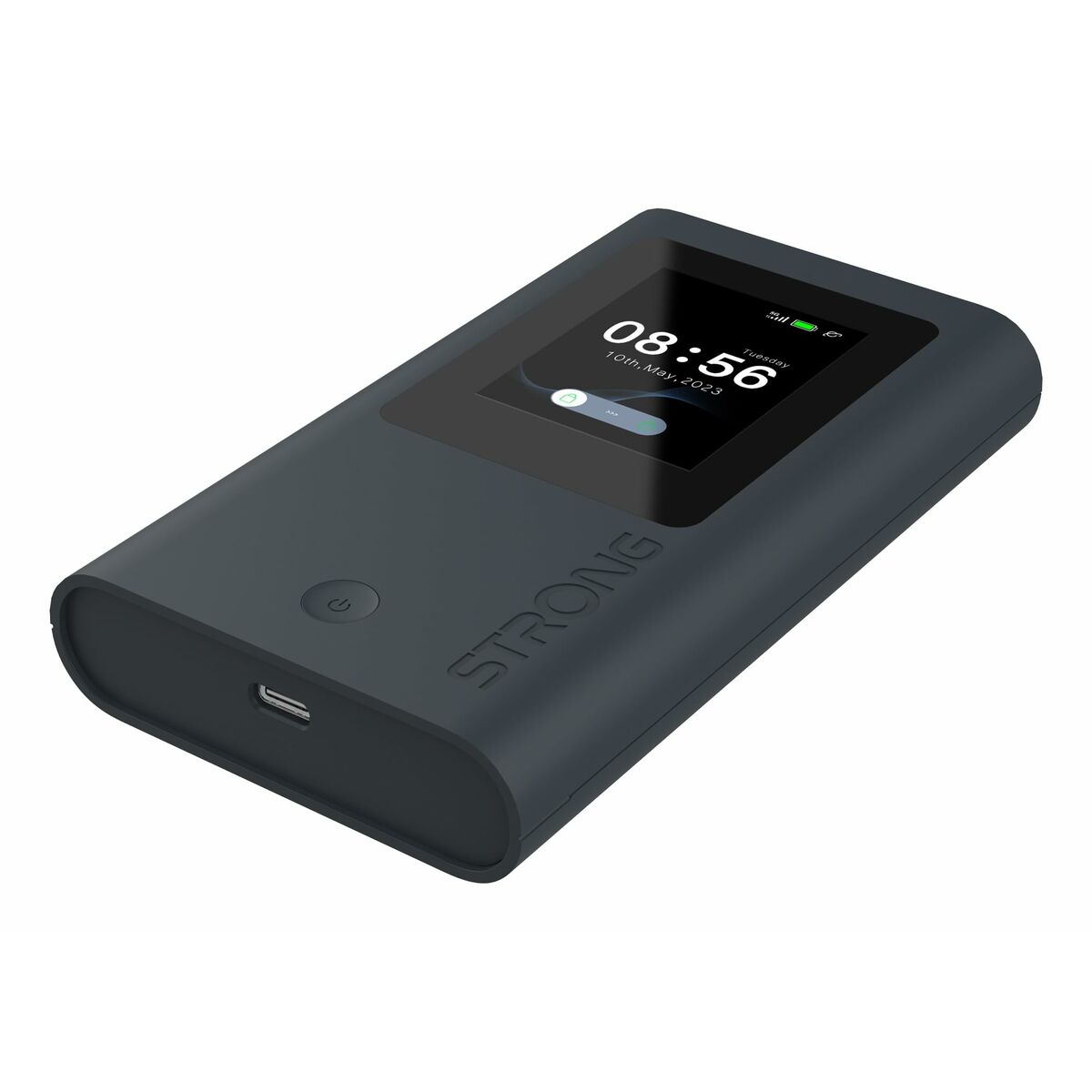 Router STRONG 5GMIFIAX1800 Negro USB USB-C 3.2 Gen 1 (3.1 Gen 1) Wi-Fi