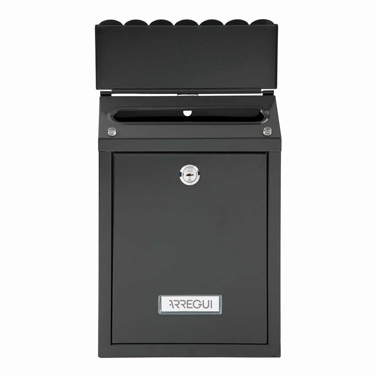 Buzón Arregui Negro Acero Civic