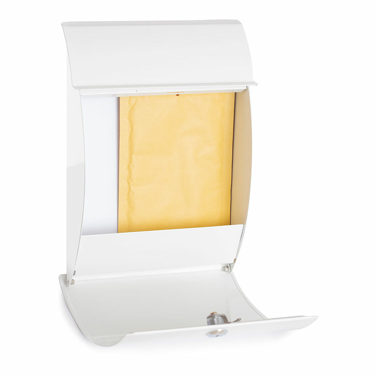 Buzón Arregui Blanco Acero