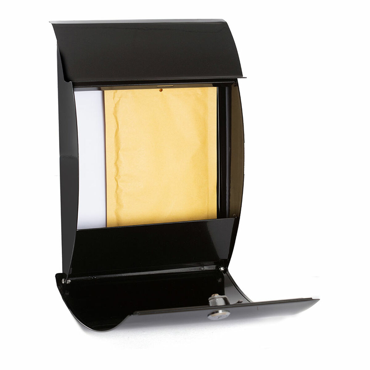 Buzón Arregui Negro Acero