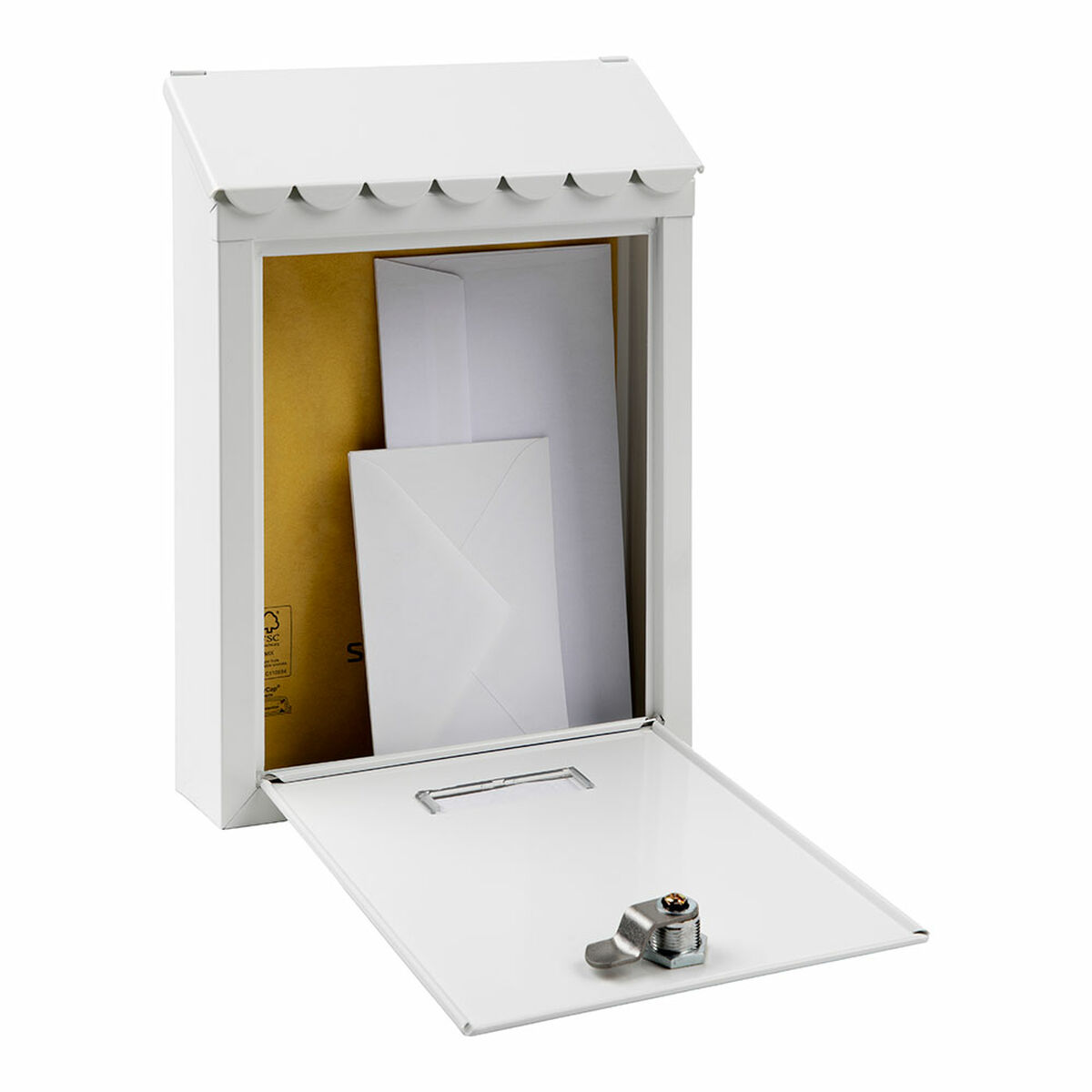 Buzón Arregui Blanco Acero Civic