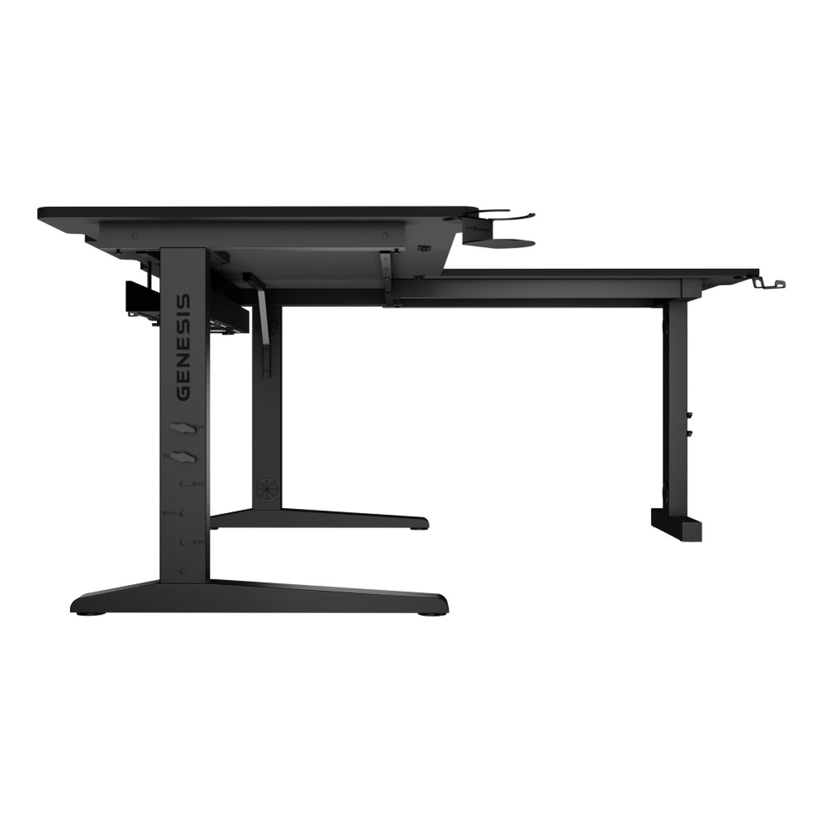 Mesa de Escritorio Genesis NDS-2295 Negro 160 x 155 cm