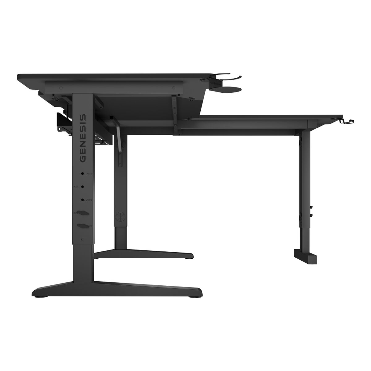 Mesa de Escritorio Genesis NDS-2295 Negro 160 x 155 cm