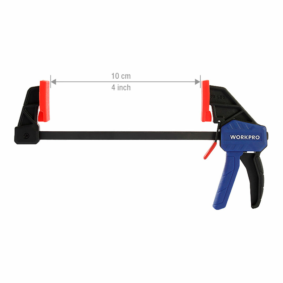 Sargento monomanual Workpro 100 mm