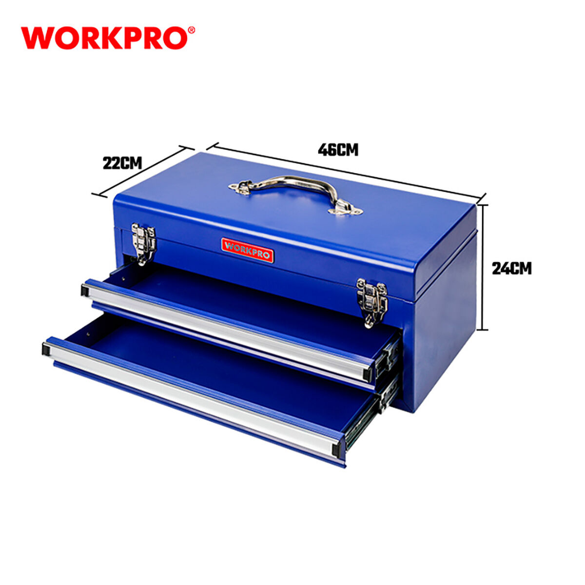 Caja de Herramientas Workpro Acero