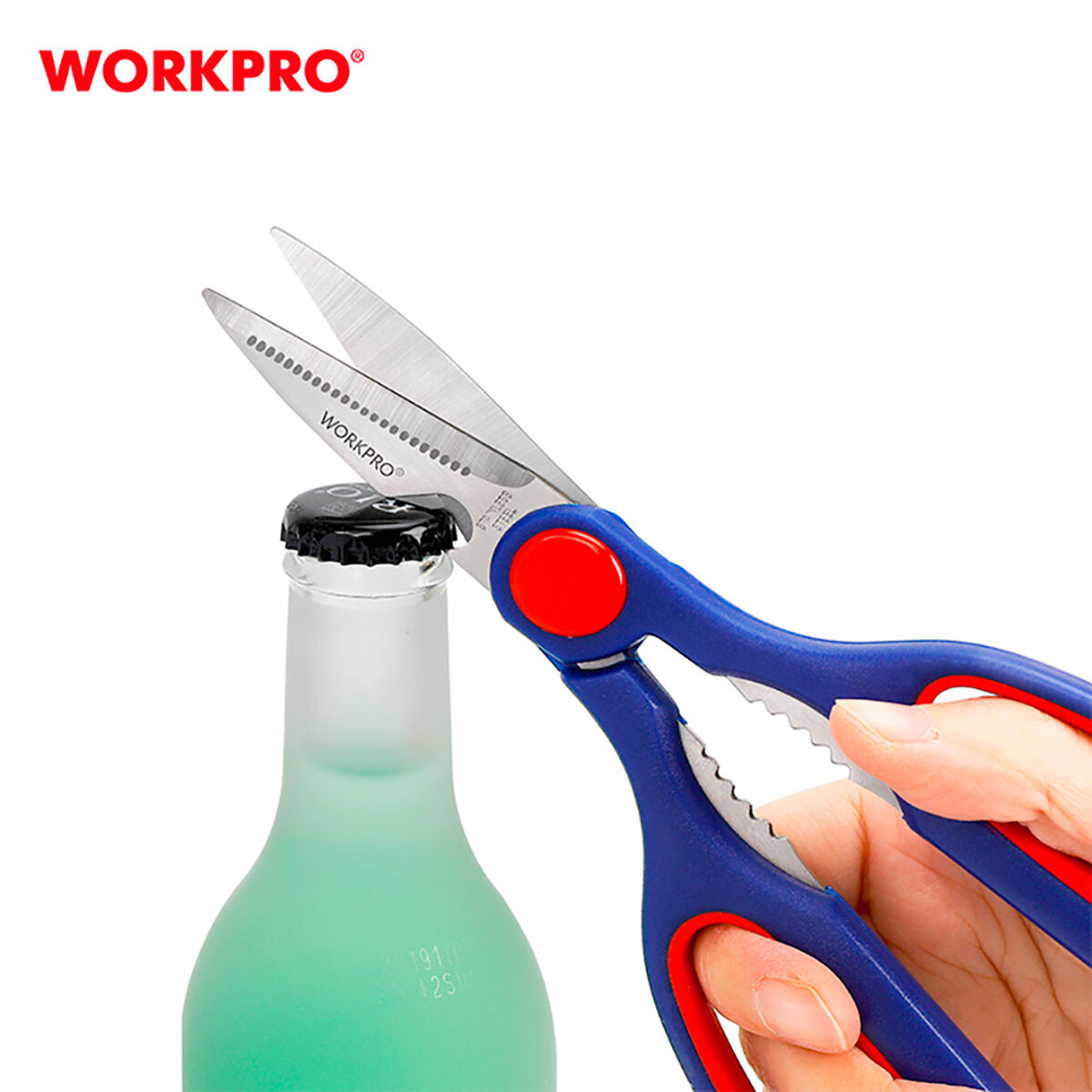 Tijeras Workpro 250mm Acero Inoxidable