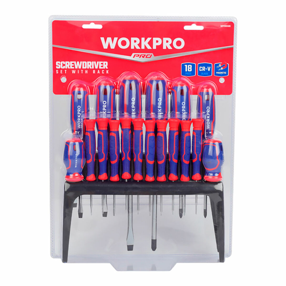 Set de Destornilladores Workpro Phillips Plana Torx 18 Piezas