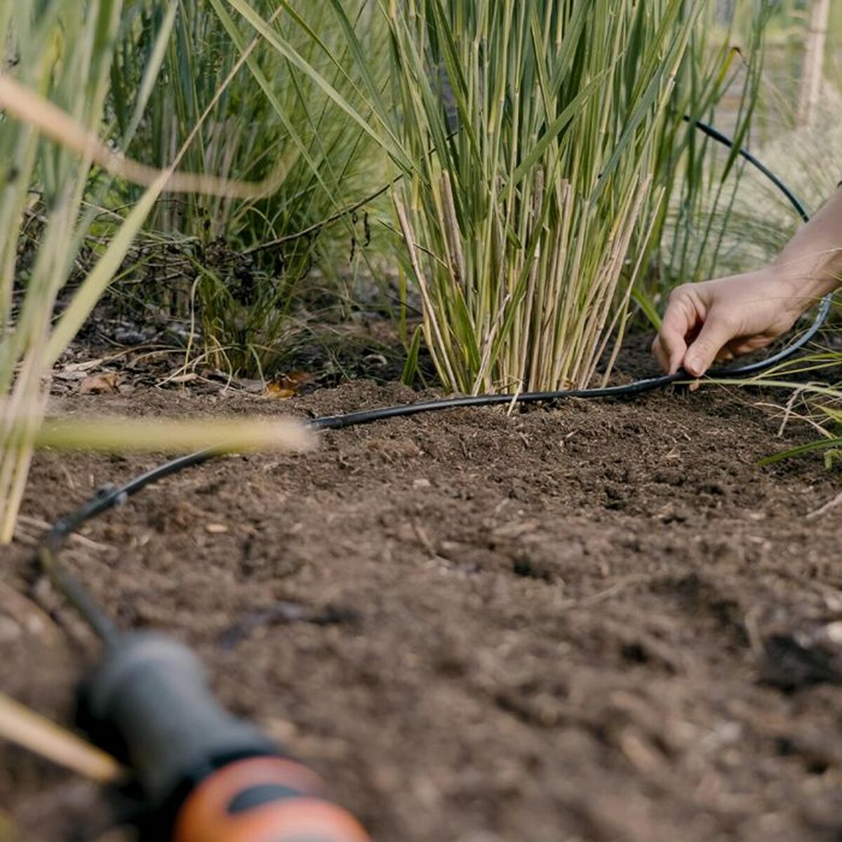 Sistema de riego por goteo Gardena
