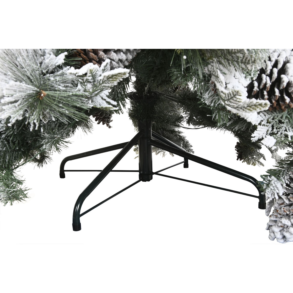 Árbol de Navidad Home ESPRIT Blanco PVC Nevado 140 x 140 x 240 cm