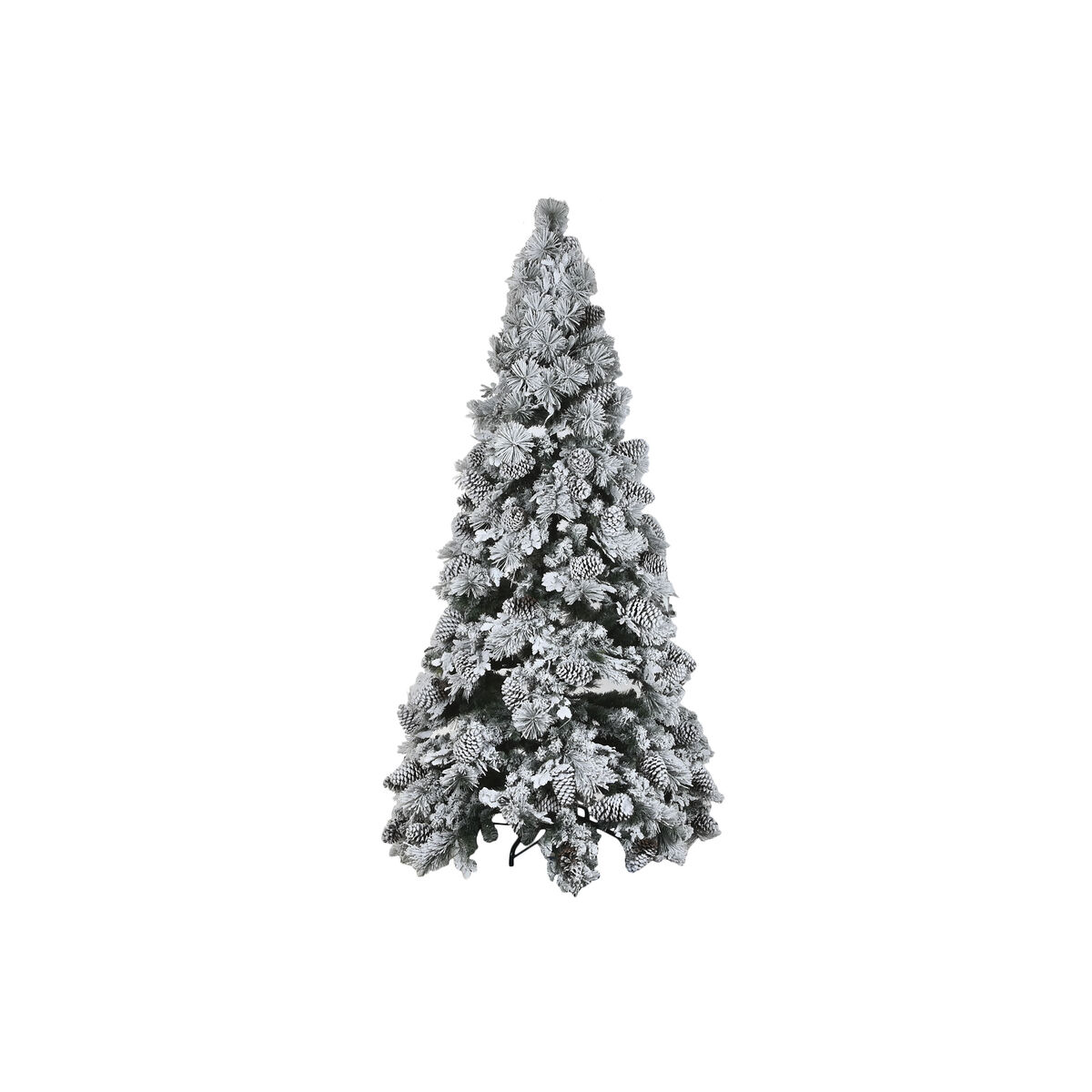 Árbol de Navidad Home ESPRIT Blanco PVC Nevado 140 x 140 x 240 cm