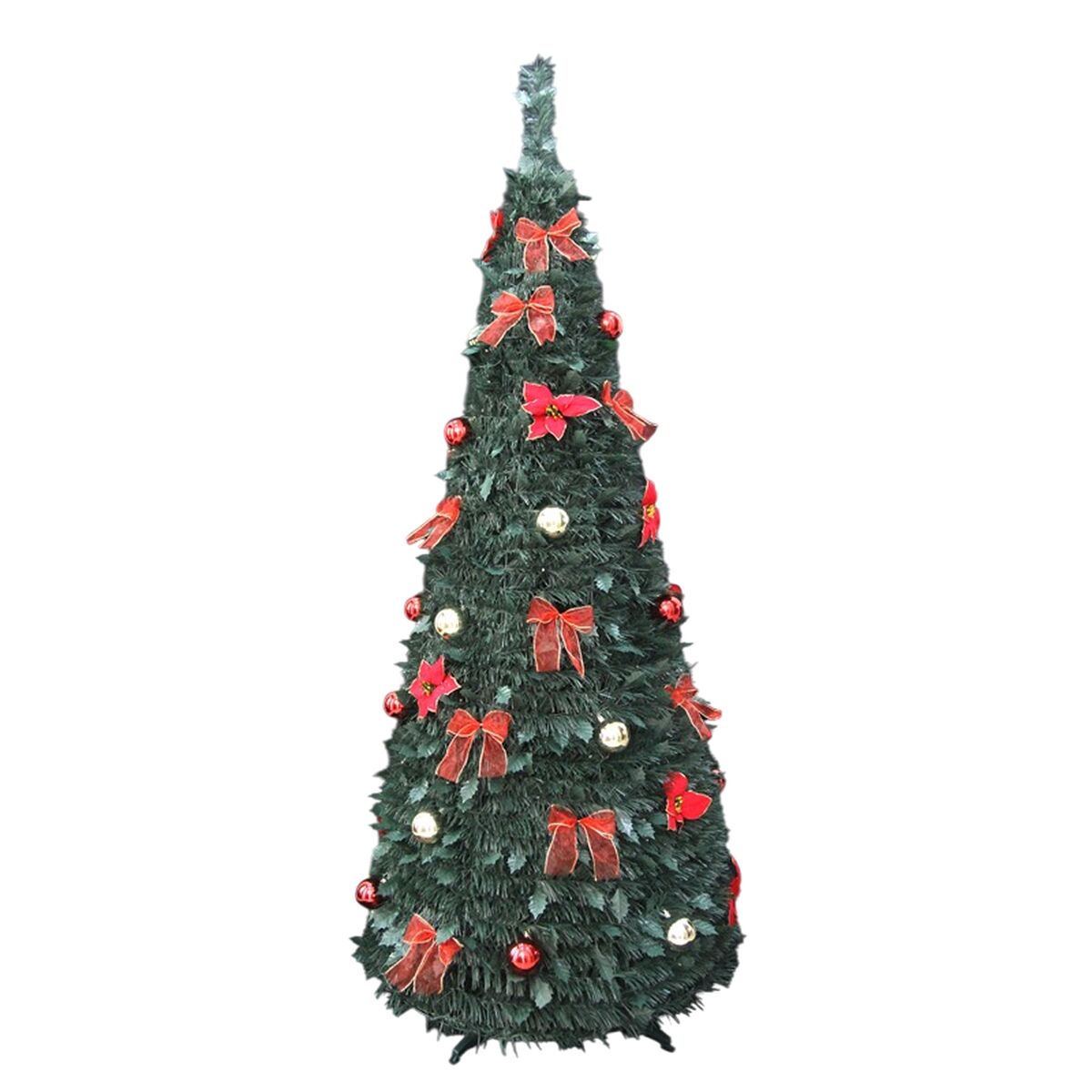 Árbol de Navidad Home ESPRIT Rojo Verde PVC
