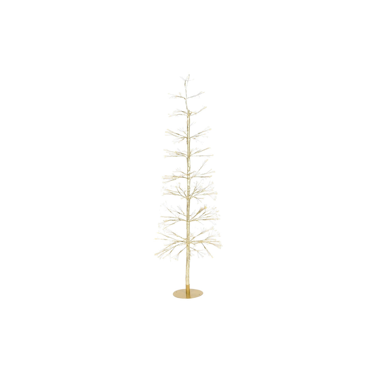 Árbol de Navidad Home ESPRIT Dorado 40 x 40 x 120 cm