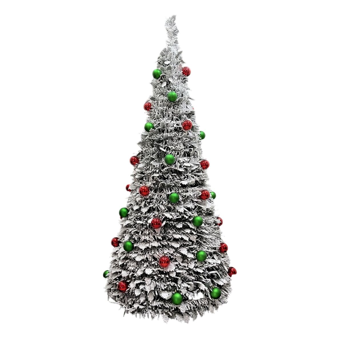 Árbol de Navidad Home ESPRIT Verde PVC Nevado