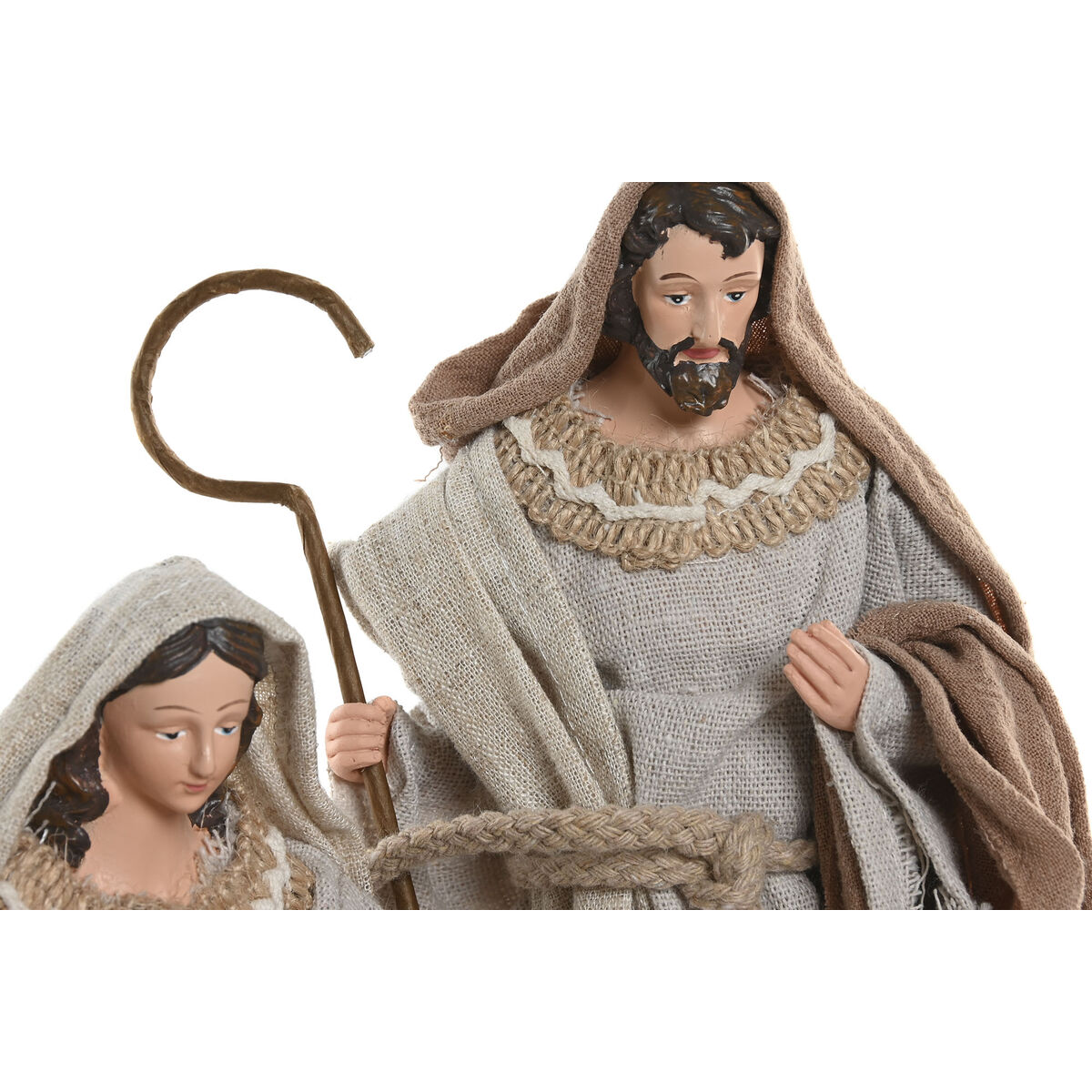 Belén de Navidad Home ESPRIT Marrón Beige Resina 21 X 11 X 30 CM