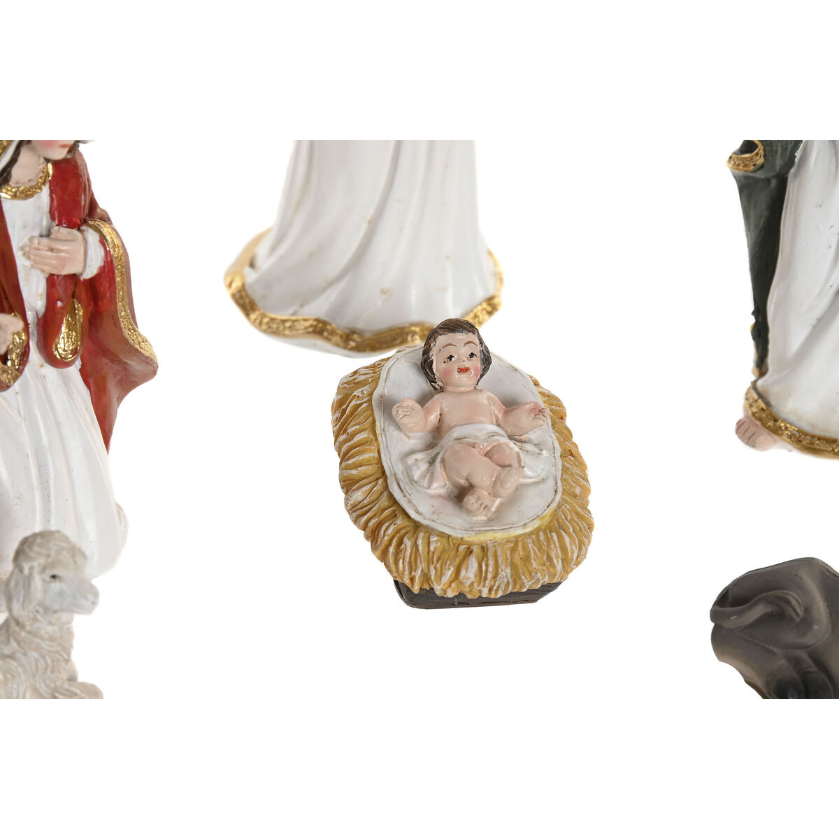 Belén de Navidad Home ESPRIT Multicolor Resina (8 Piezas)