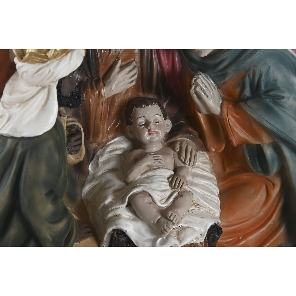 Belén de Navidad Home ESPRIT Multicolor Resina 17,5 X 9 X 20,5 CM