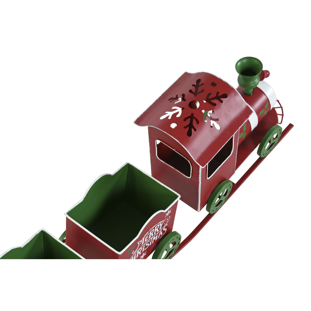 Adorno Navideño Home ESPRIT Rojo Verde 103,5 X 16 X 30,5 CM