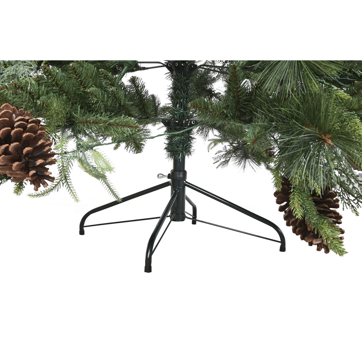 Árbol de Navidad Home ESPRIT Rojo Verde PVC 120 x 120 x 210 cm