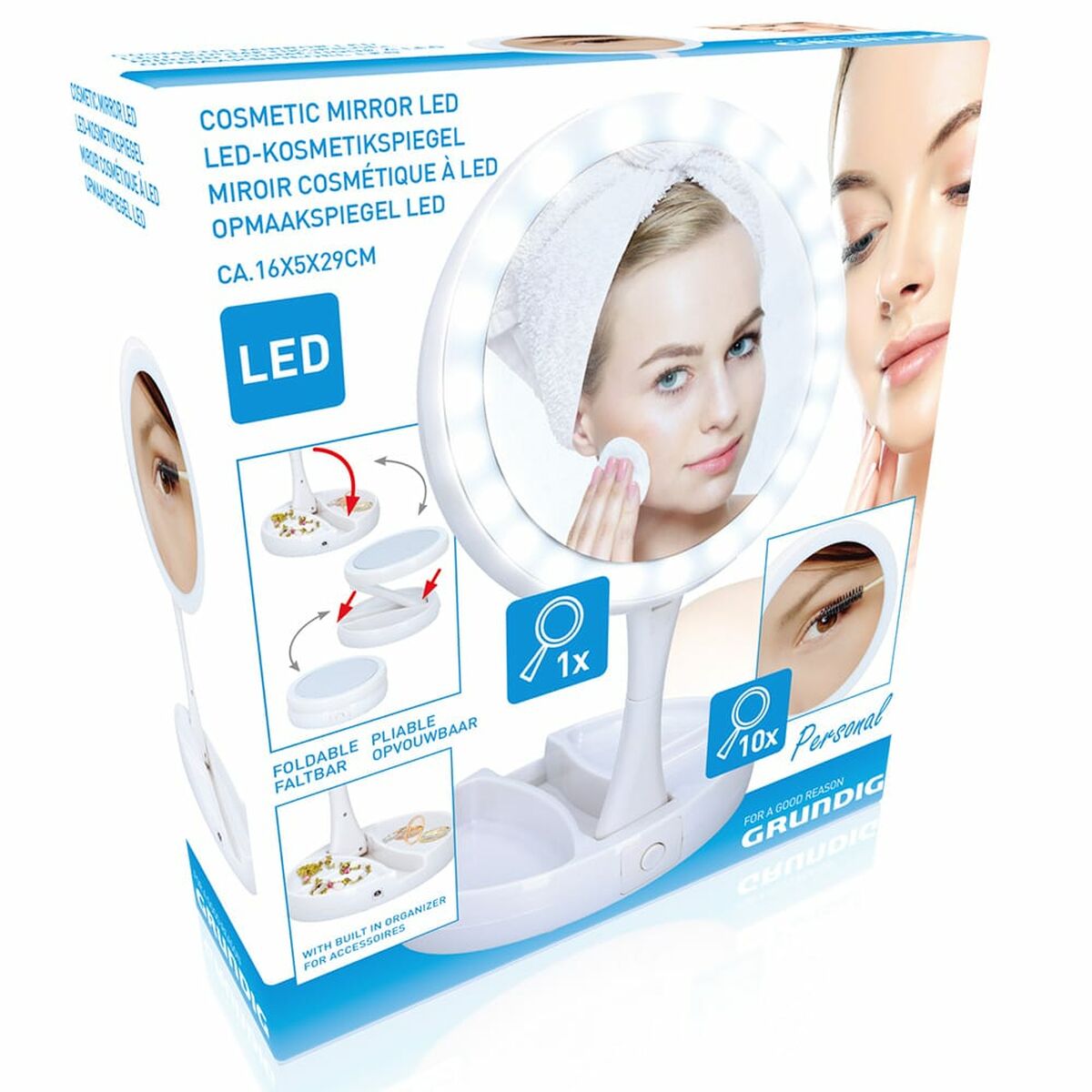 Espejo Grundig Blanco