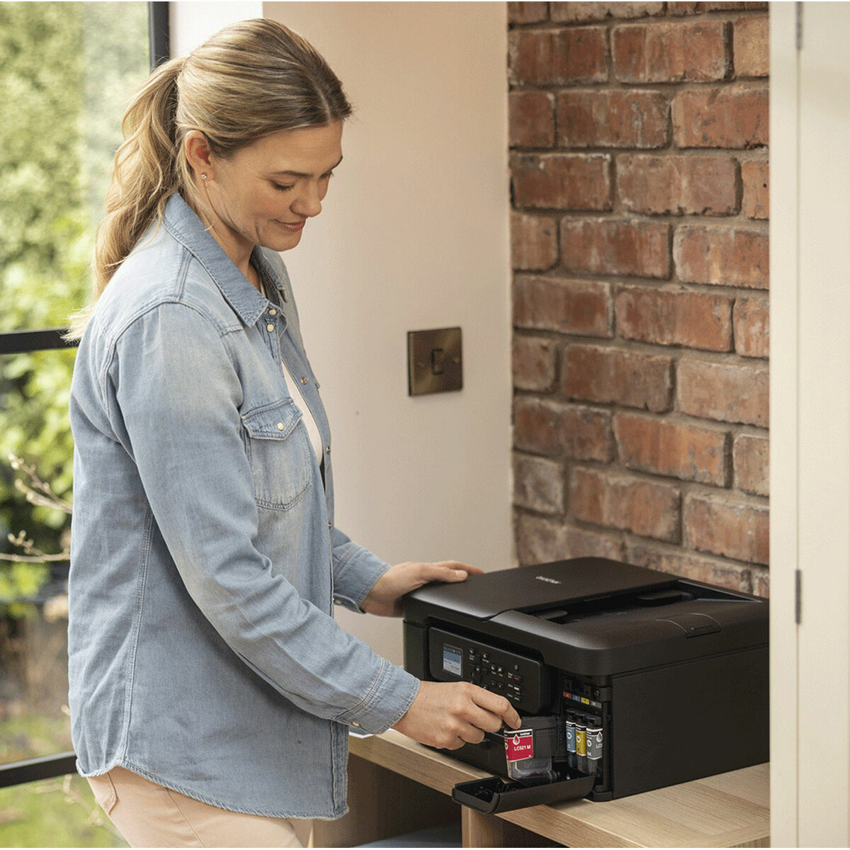 Cartucho de Tinta Original Brother LC521VAL Amarillo (4 Unidades)