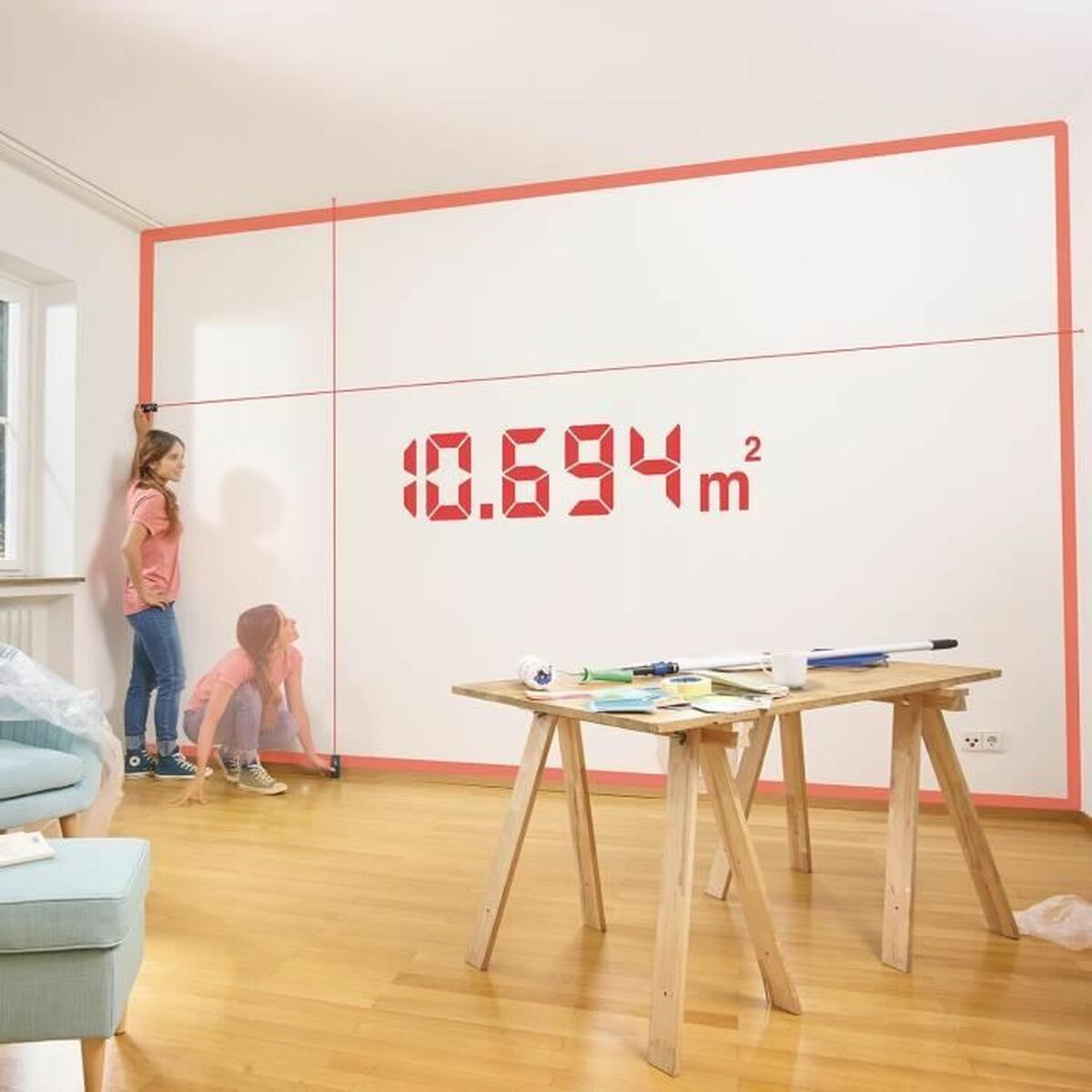 Nivel láser BOSCH +/- 0,5mm/m 20 m