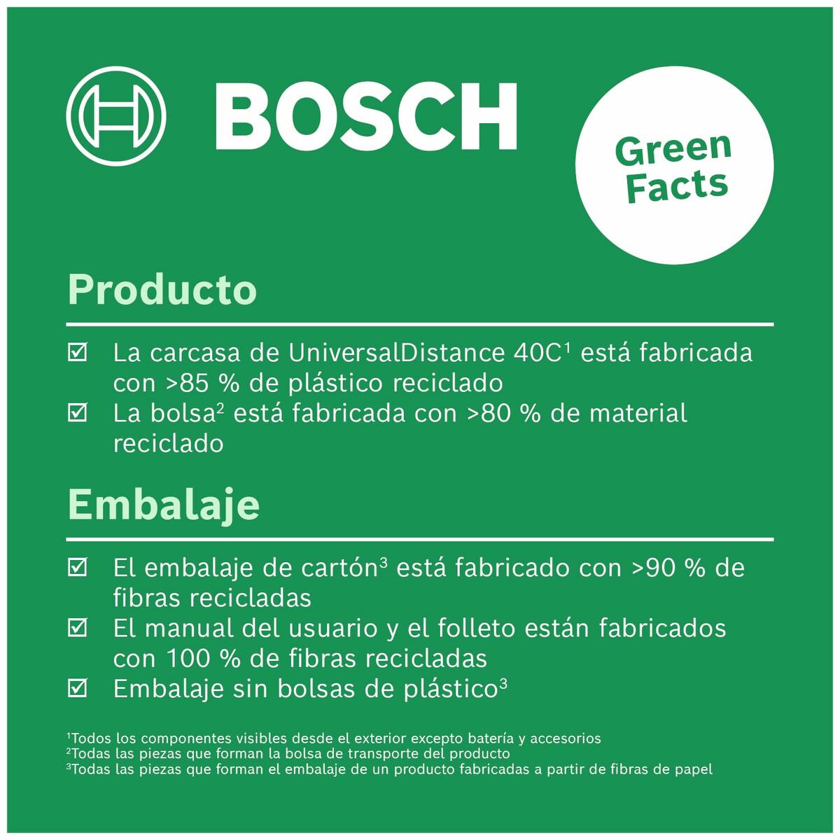 Escuadra de ángulo BOSCH UniversalDistance 40 C