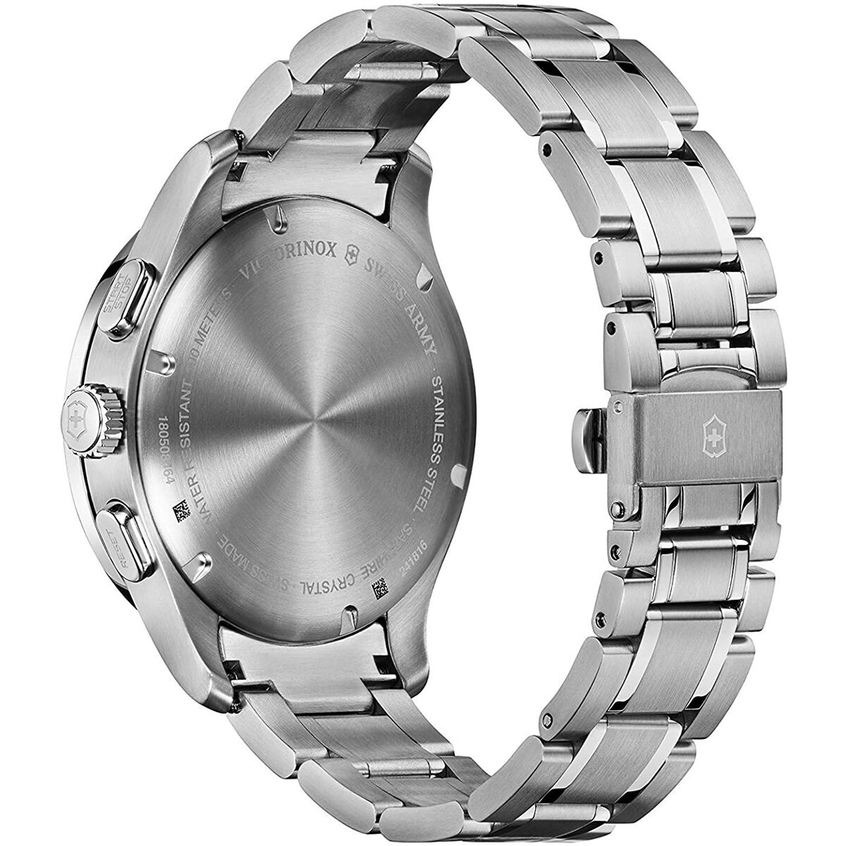 Reloj Hombre Victorinox V241816 Negro Plateado