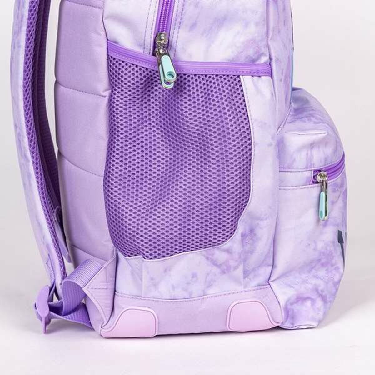 Mochila Escolar Stitch Lila