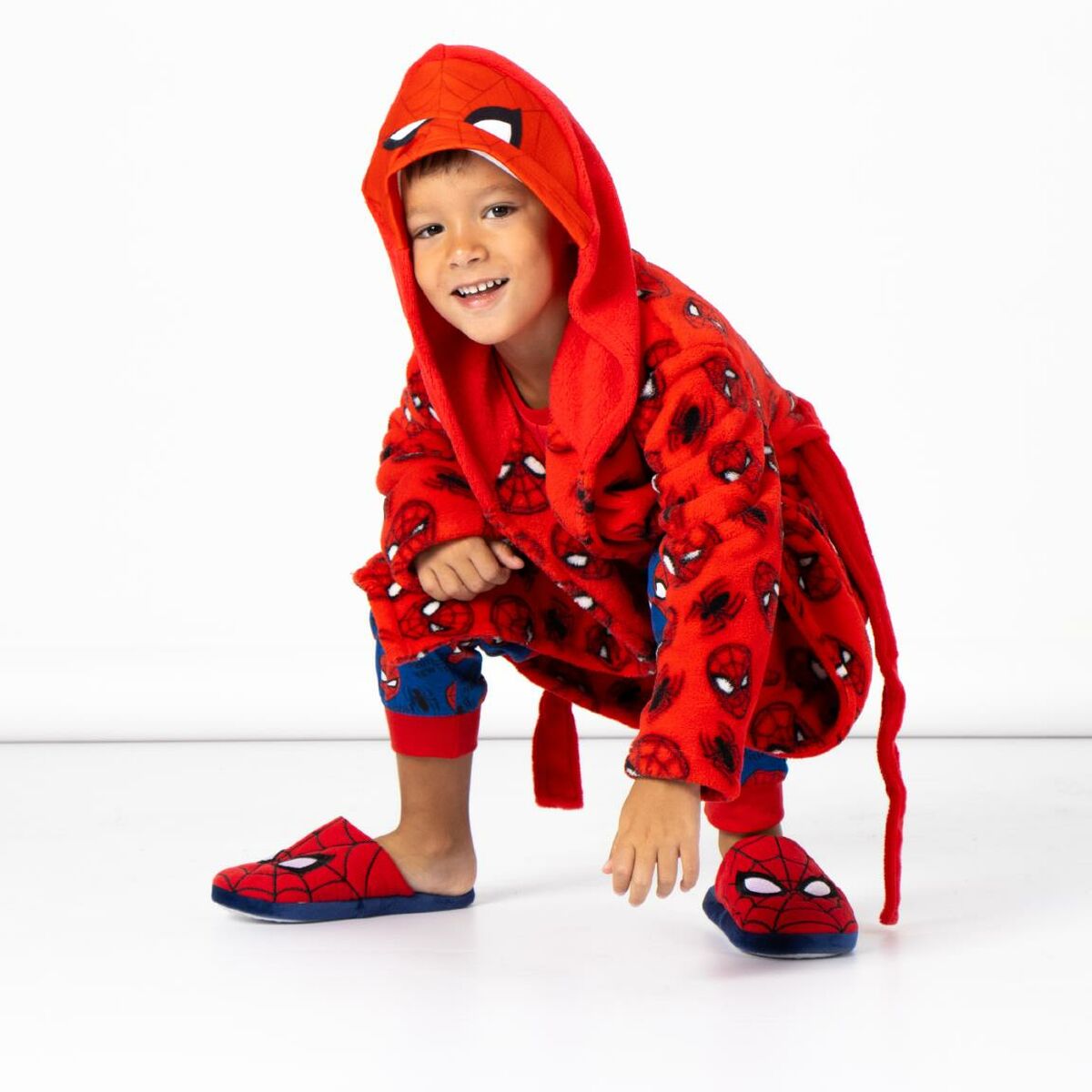 Batín Infantil Spider-Man Rojo