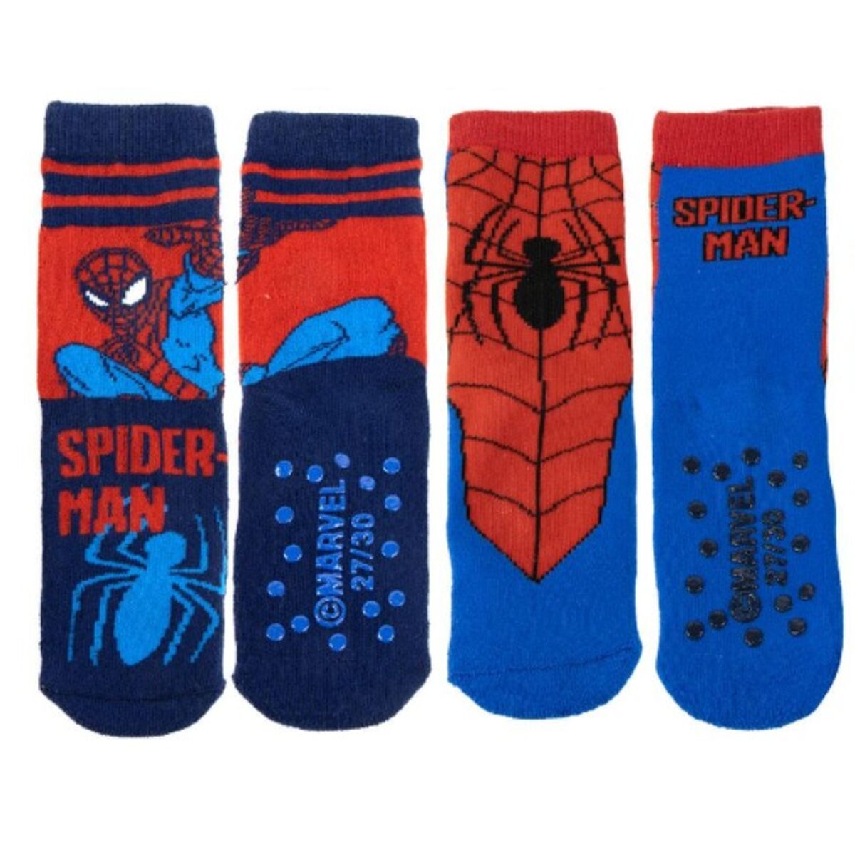 Calcetines Spider-Man Multicolor 2 pares