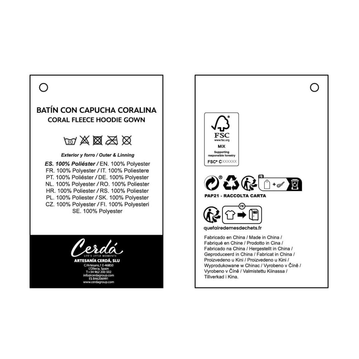 Batín Infantil Hello Kitty Blanco