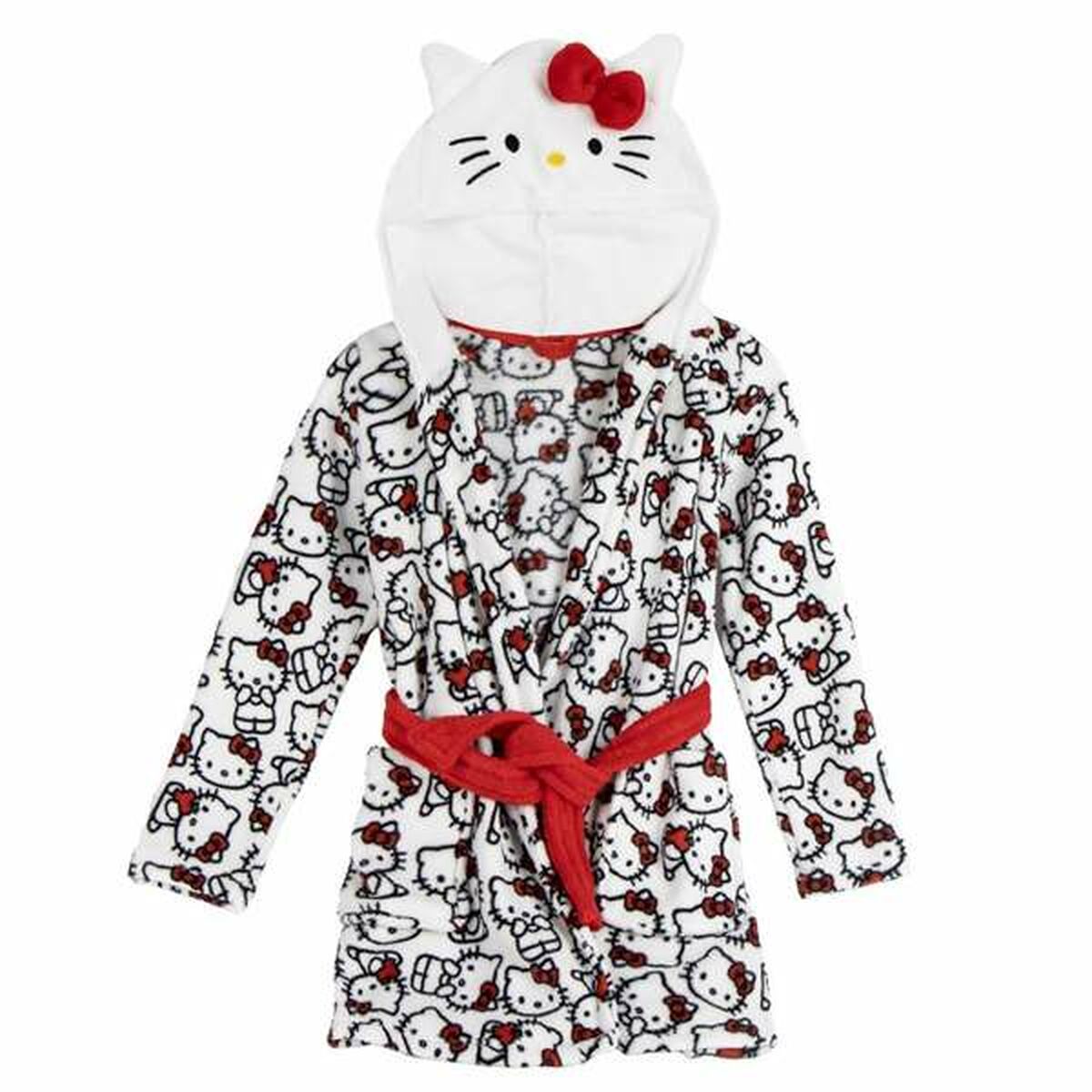 Batín Infantil Hello Kitty Blanco