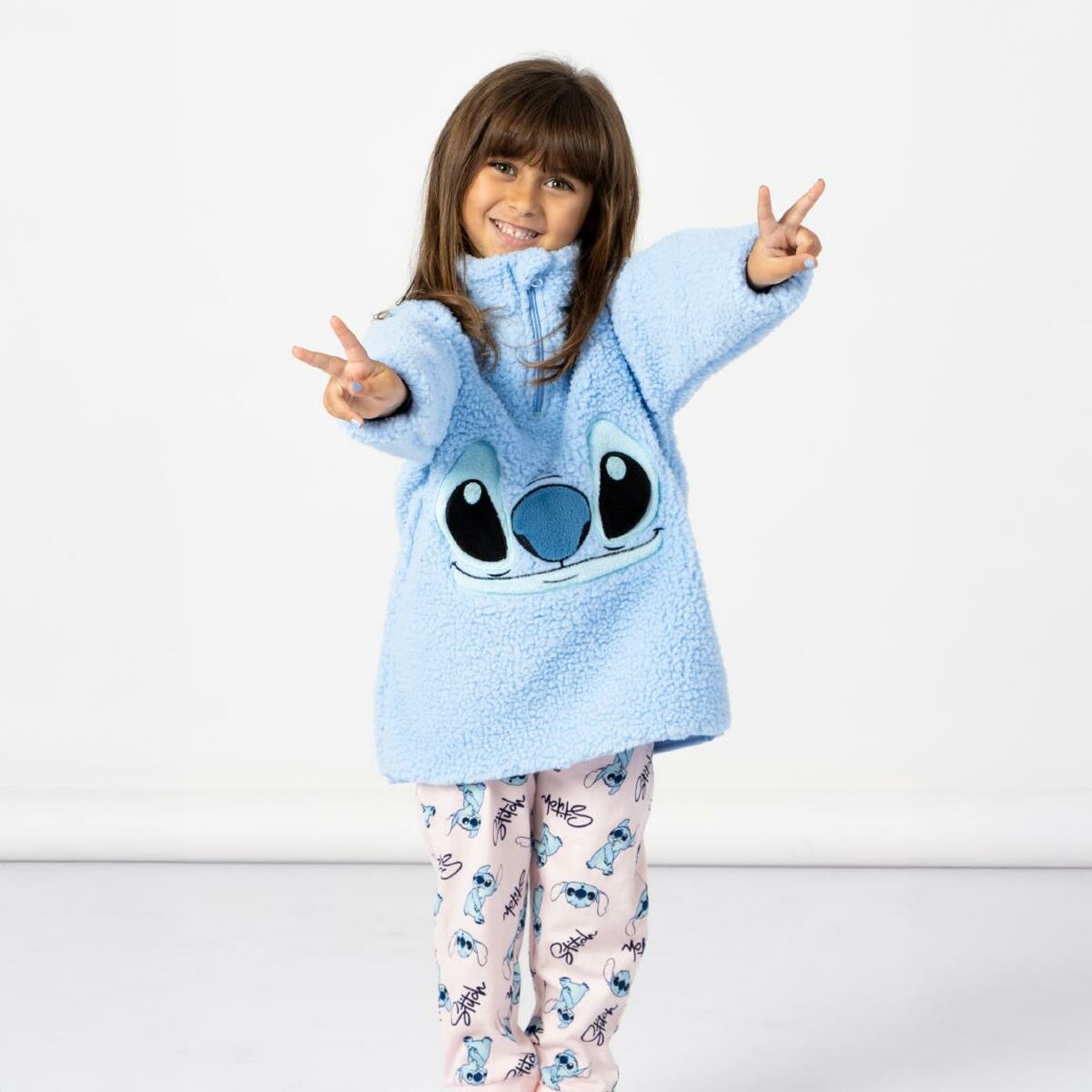 Jersey Unisex Stitch Azul