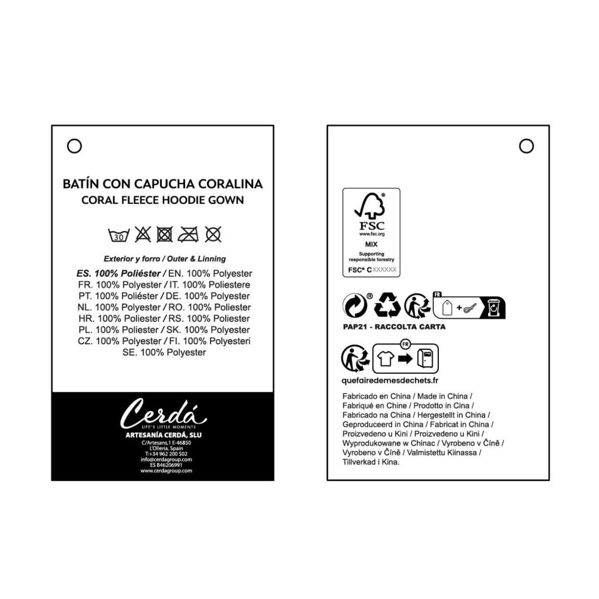 Batín Infantil Bluey Naranja