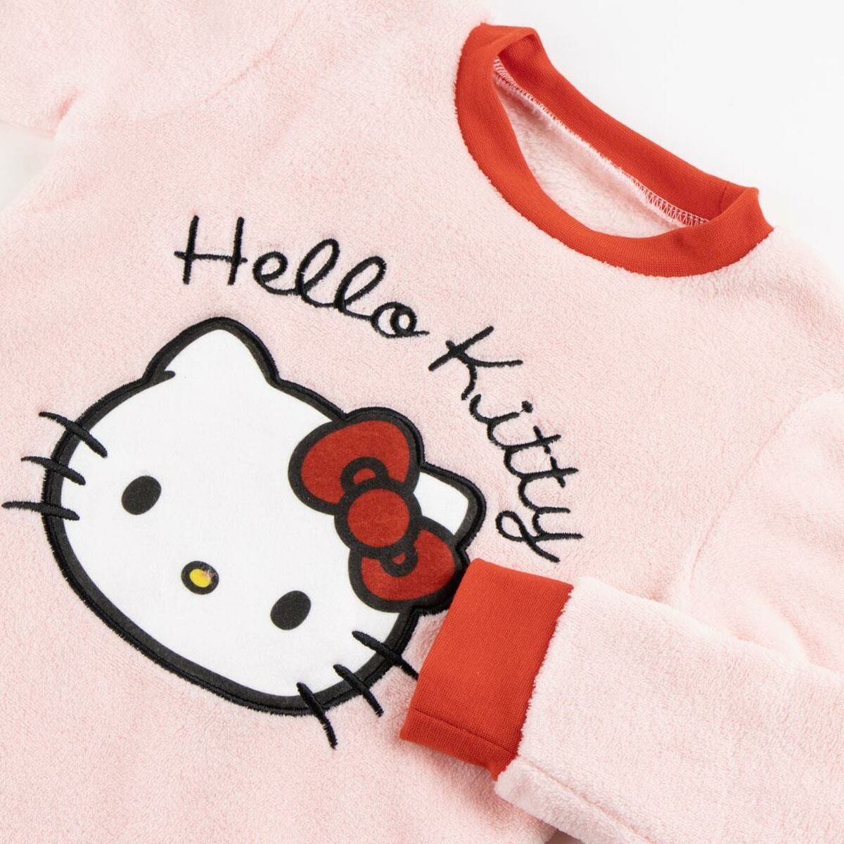 Pijama Infantil Hello Kitty Rosa claro