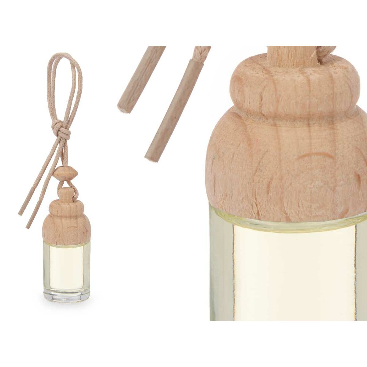 Ambientador para Coche Acorde Madera Vidrio Fragancia 8 ml (12 Unidades)