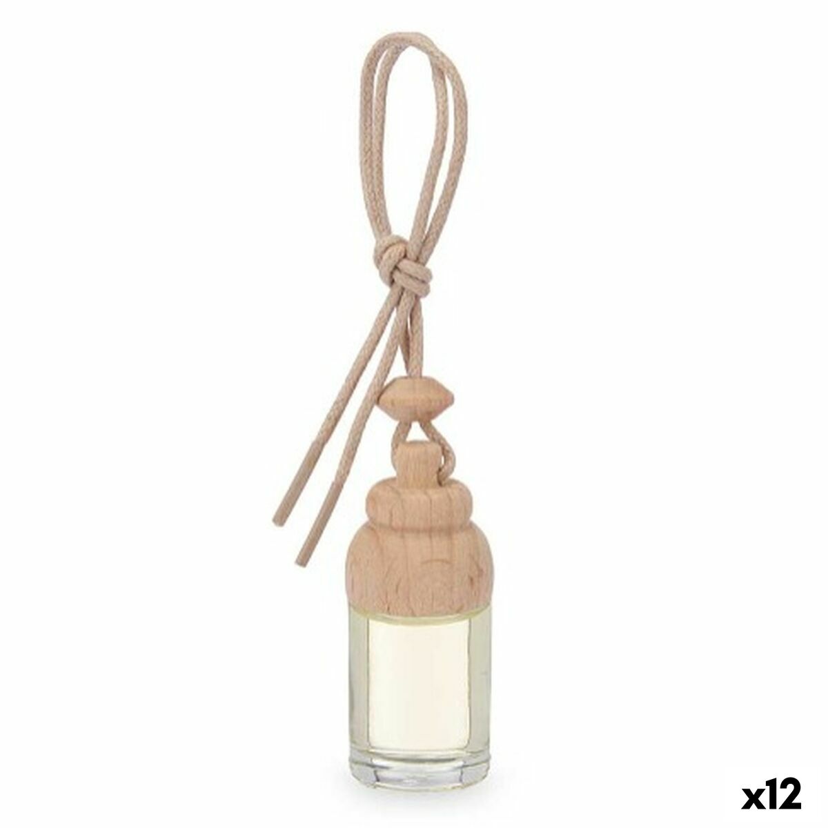 Ambientador para Coche Acorde Madera Vidrio Fragancia 8 ml (12 Unidades)