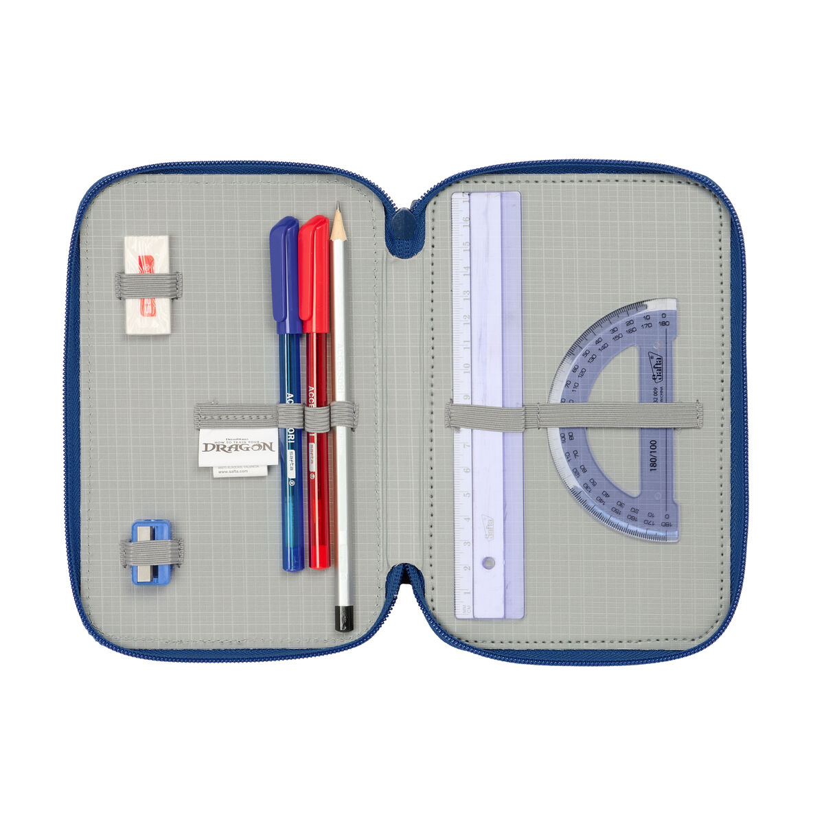 Portatodo How to Train Your Dragon Azul oscuro 12,5 x 19,5 x 5,5 cm 37 Piezas