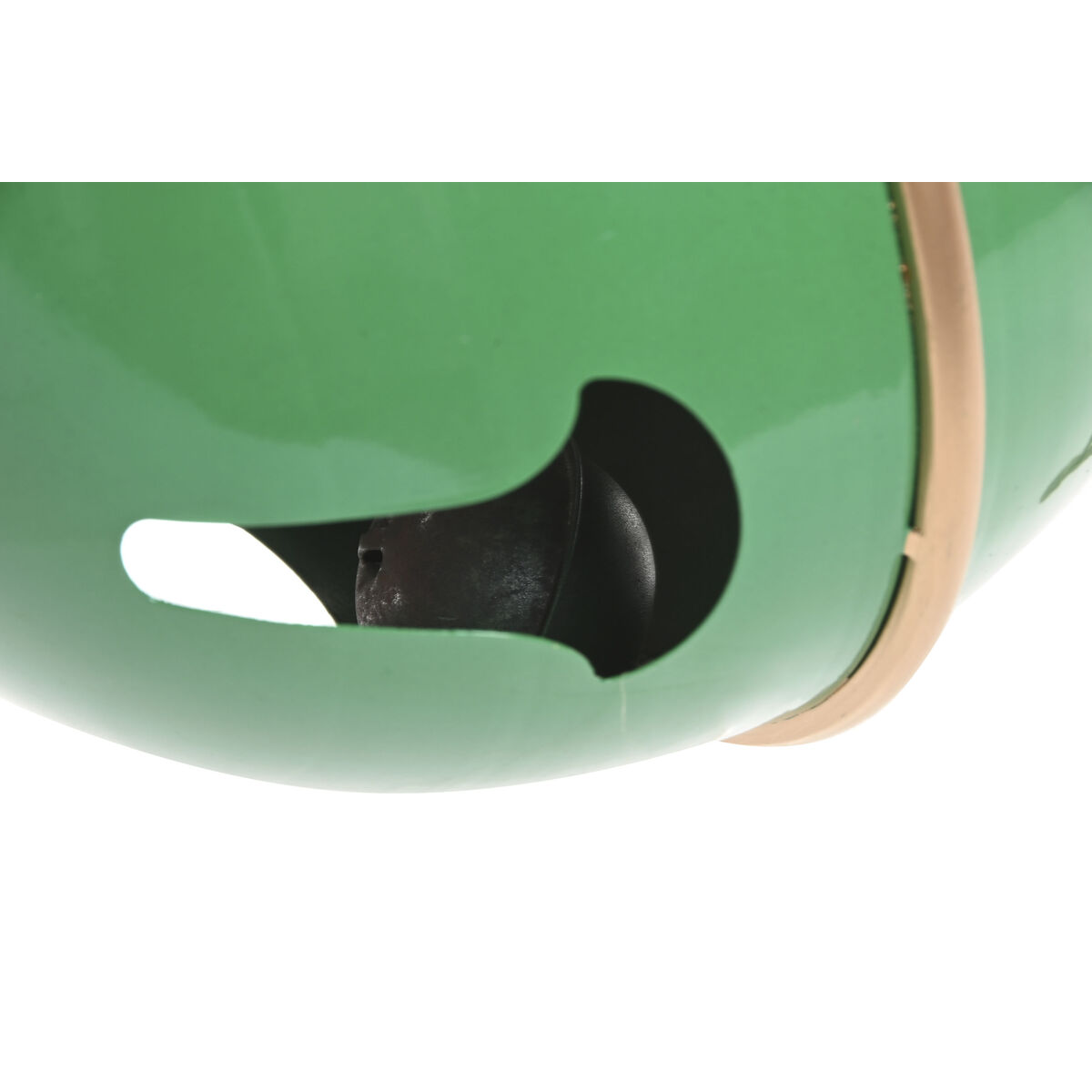 Bola de Navidad Home ESPRIT Rojo Verde Dorado Metal (2 Unidades)