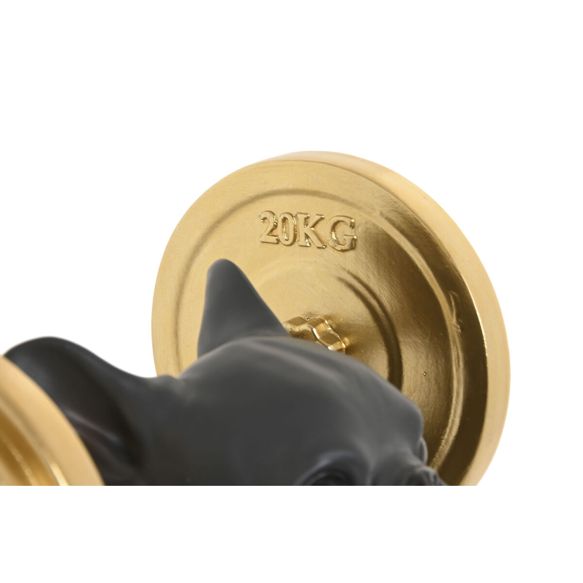 Figura Decorativa Home ESPRIT Dorado Gris oscuro Perro 25 x 16 x 25 cm (2 Unidades)