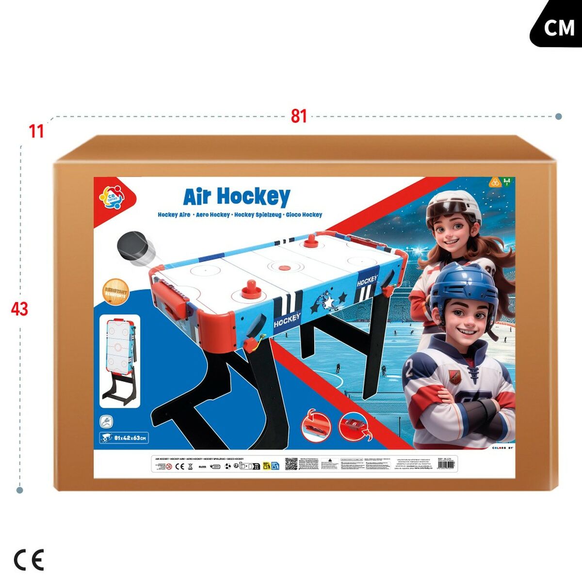 Mesa de Hockey CB Games 81 x 63 x 42 cm