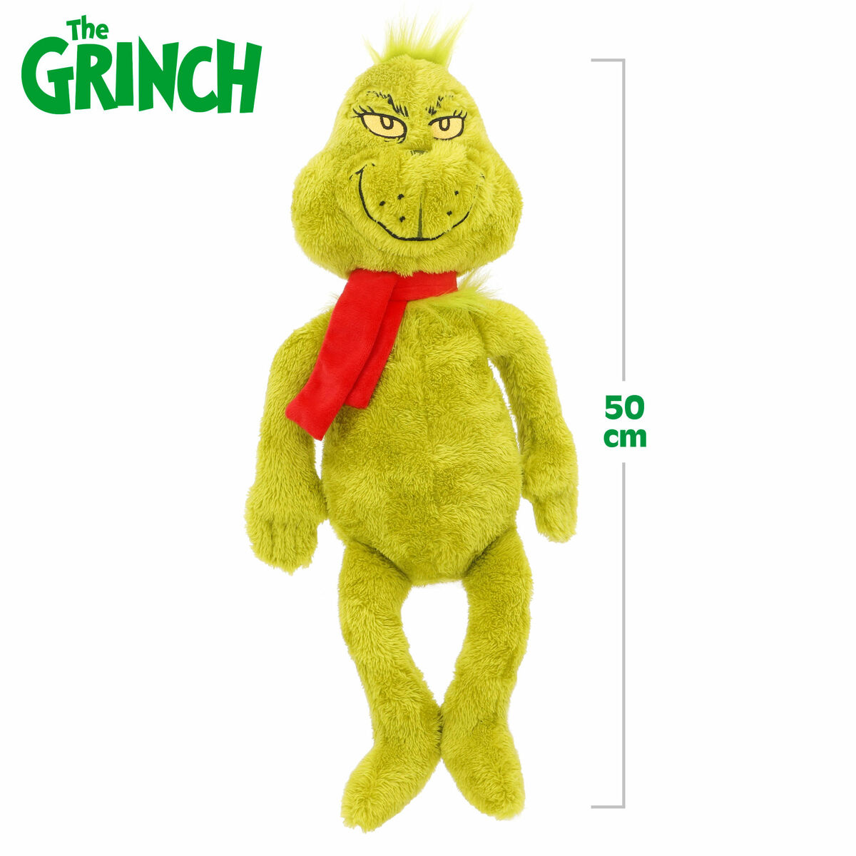 Peluche The Grinch Rojo Poliéster Felpa (4 Unidades)