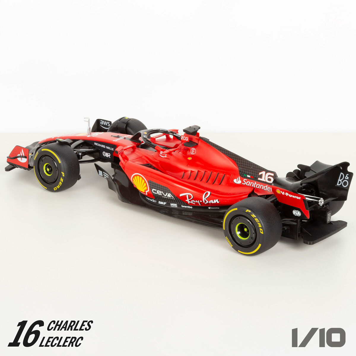 Coche Radio Control Ferrari F1 2023 1:10 (2 Unidades)