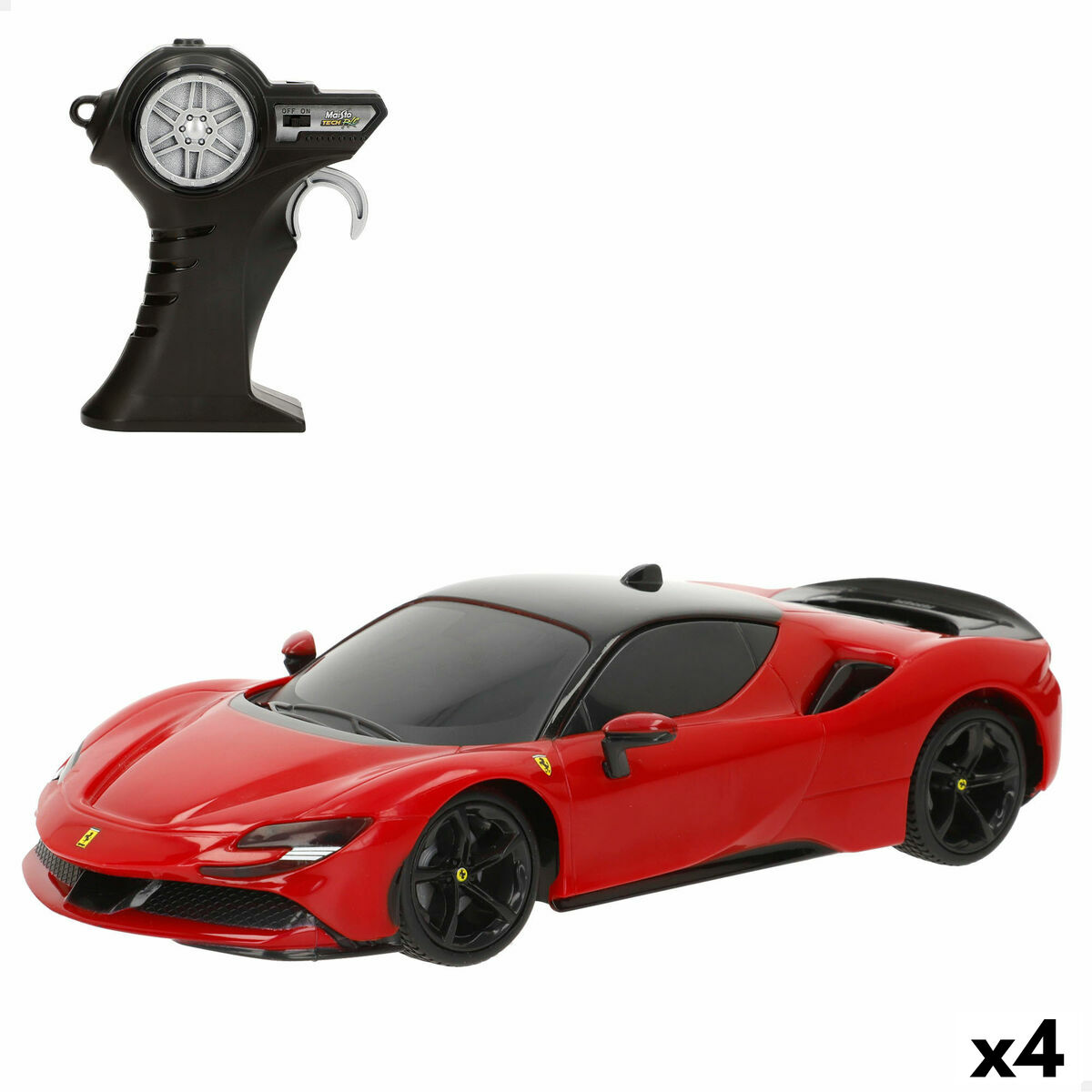 Coche Radio Control Audi SF90 STRADALE 20 x 5 x 10 cm (4 Unidades)
