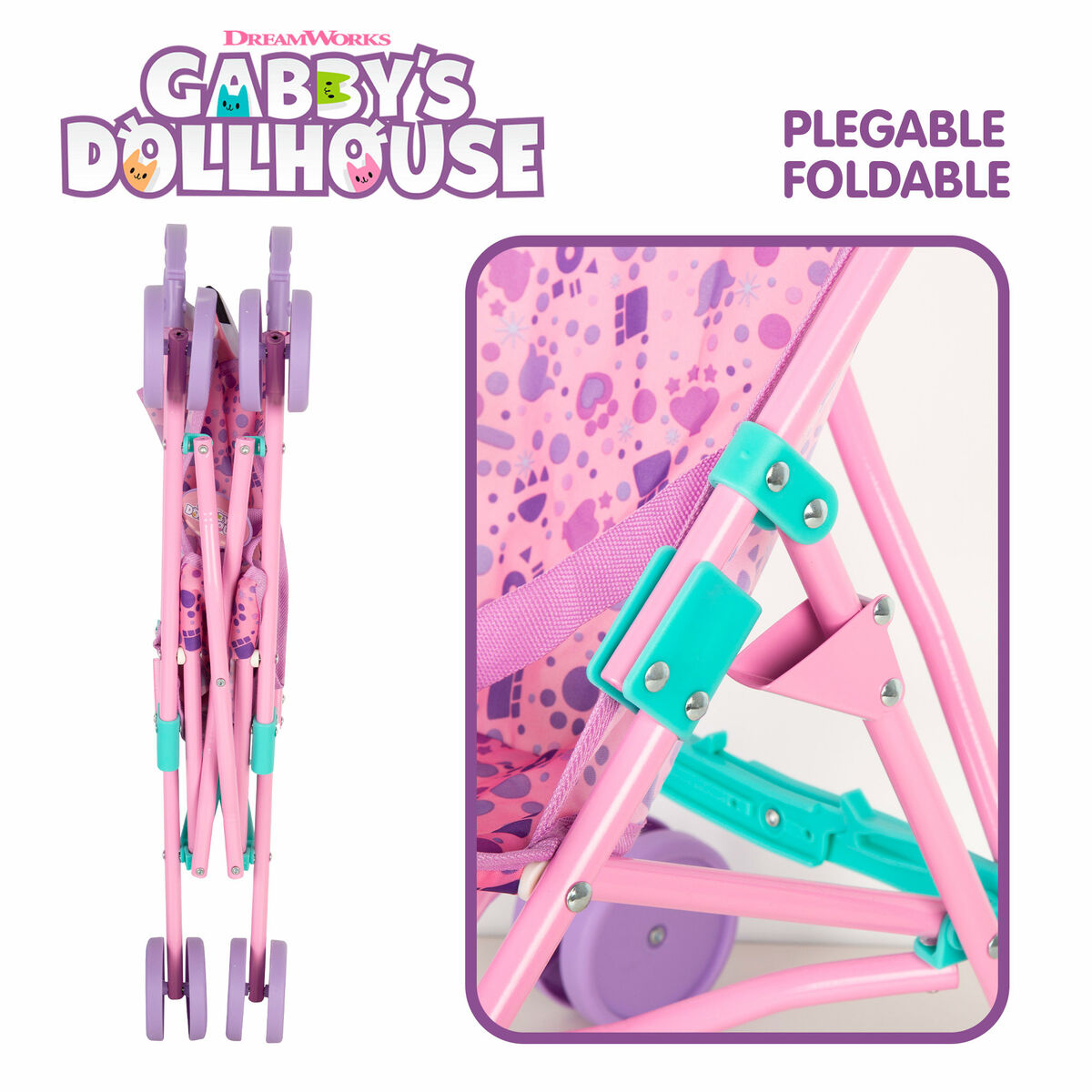 Carrito para Muñecas Gabby's Dollhouse (12 Unidades)
